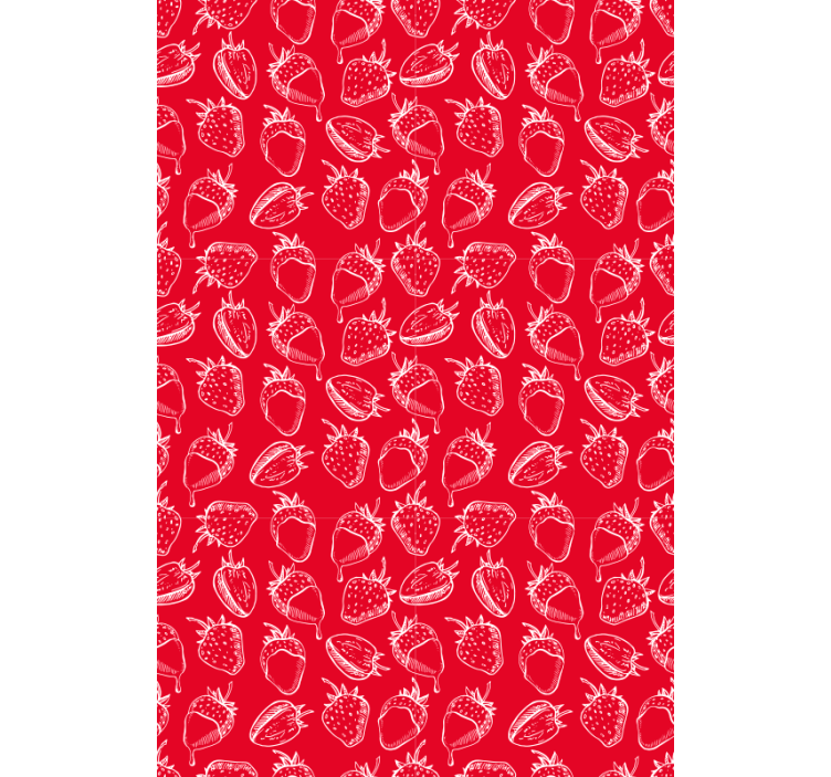 Strawberry Pattern fruit and vegetable roller blind - TenStickers