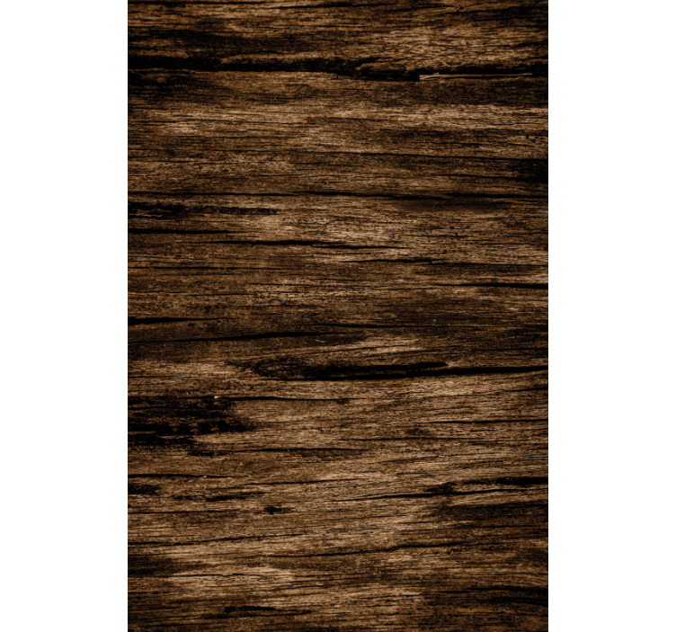 Striped dark brown Rustic blind - TenStickers