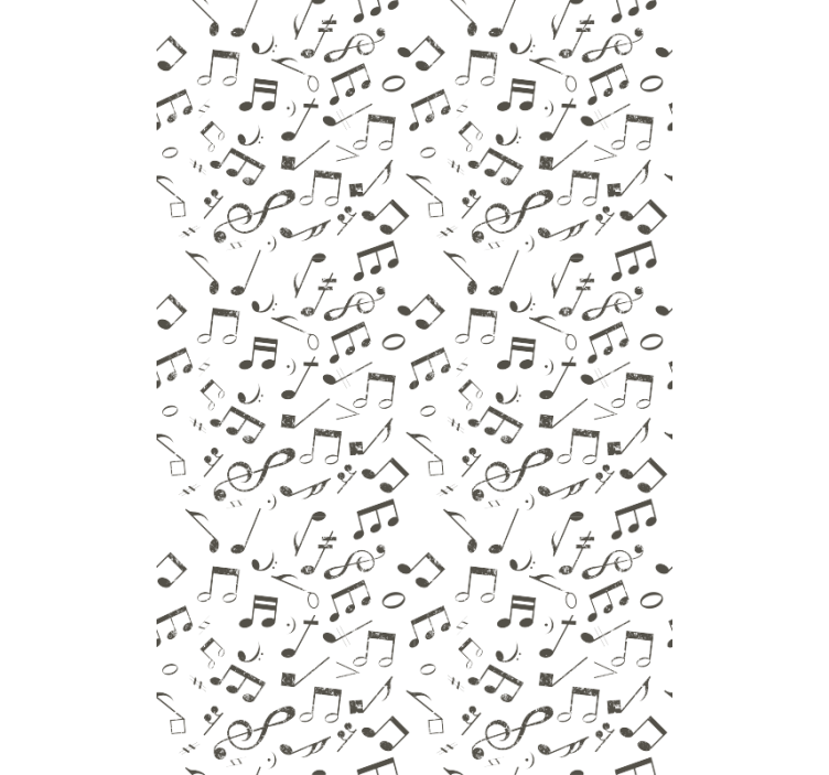 Musical Notation Cascade children room roller blind - TenStickers