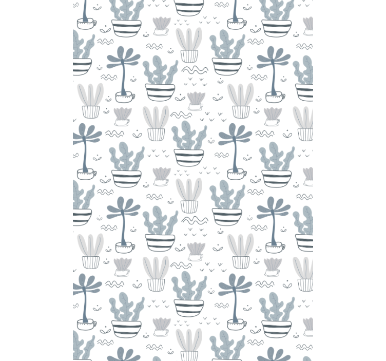 Gray Shades cactus roller blind - TenStickers