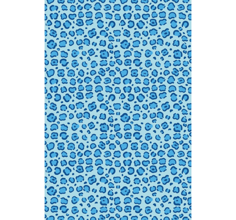Blue Spotted Pattern animal roller blind - TenStickers