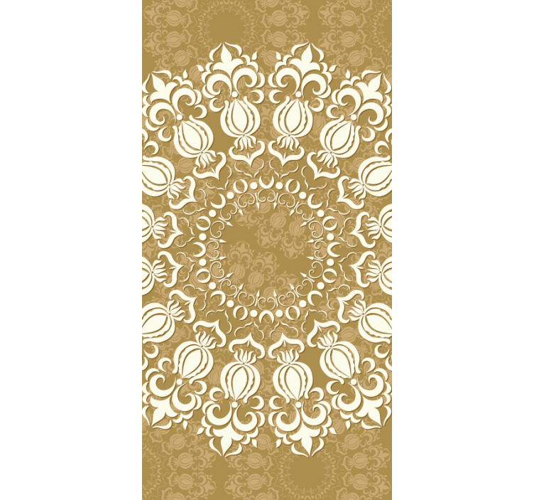 Ornate Damask Design elegant roller blind - TenStickers