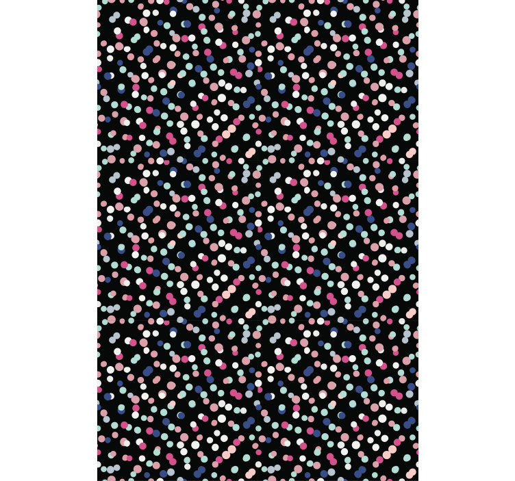 Colorful dot pattern teenage bedroom roller blind - TenStickers