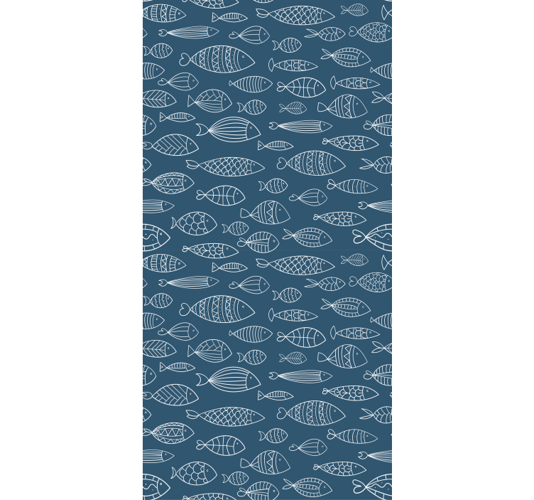 Fish Pattern Design animal roller blind - TenStickers