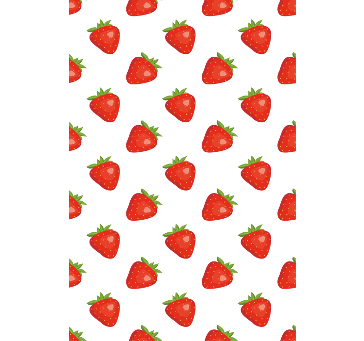 Strawberry Motif fruit and vegetable roller blind - TenStickers