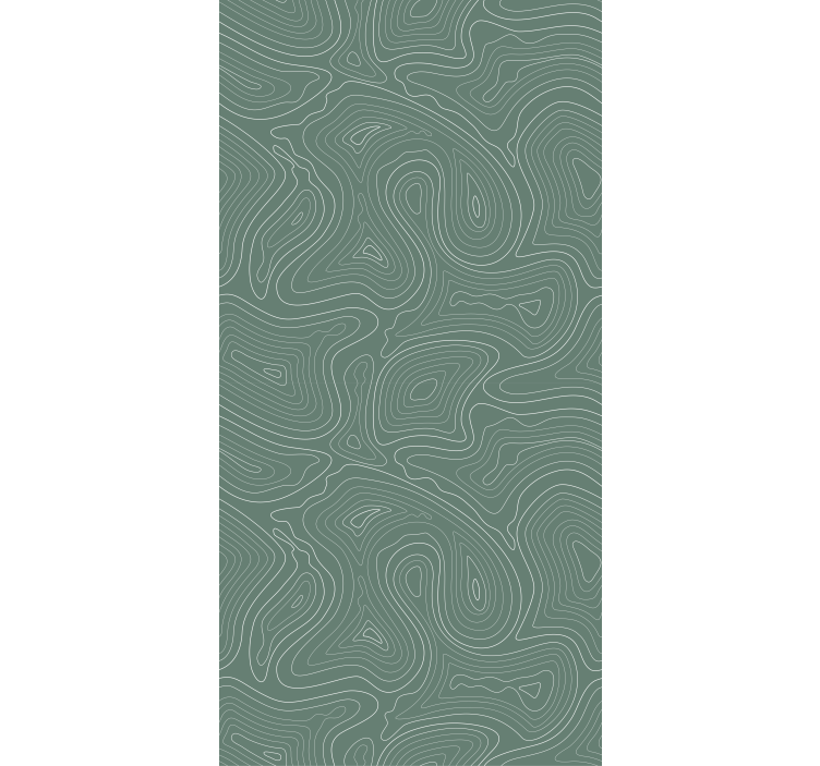 Fluid Topography Lines texture and pattern roller blind - TenStickers