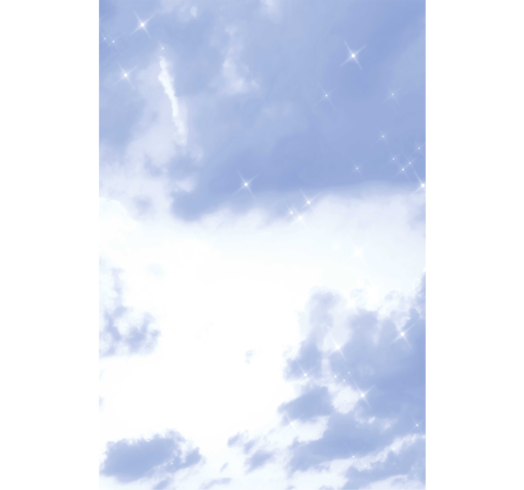 Soft Sky cloud roller blind - TenStickers