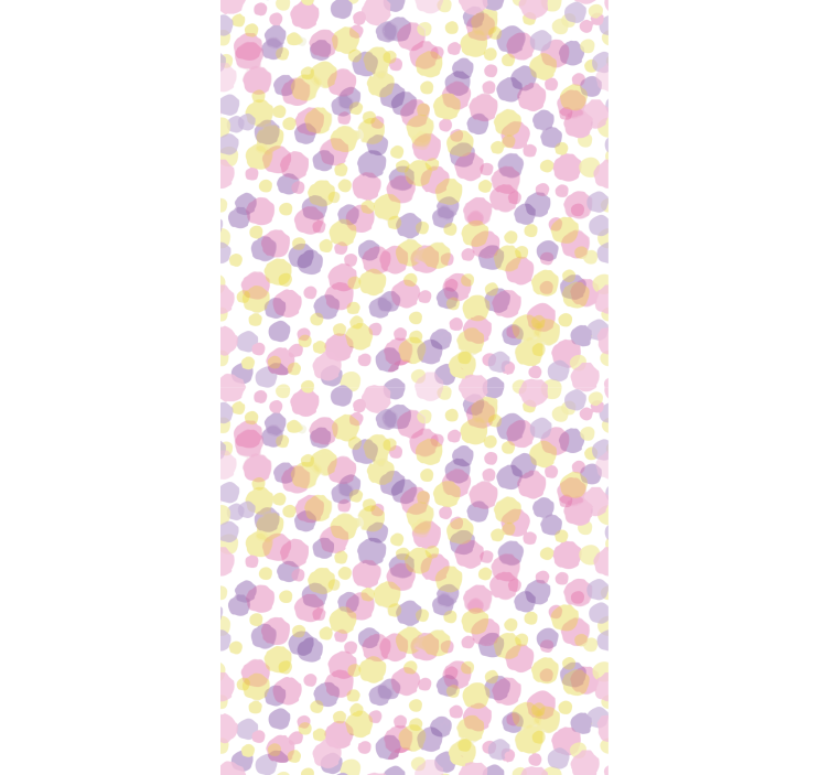 Soft Circle Pattern coloured roller blind - TenStickers