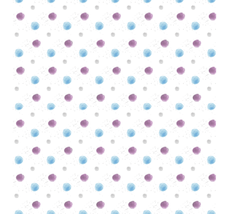 Watercolor polka dots pattern Modern blind - TenStickers