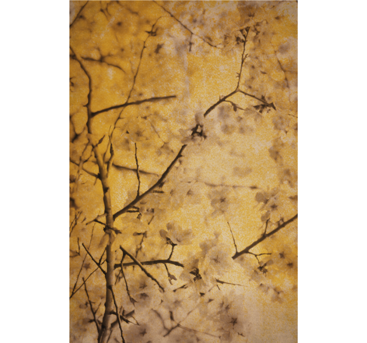 Sakura Twigs flowers and plants roller blind - TenStickers