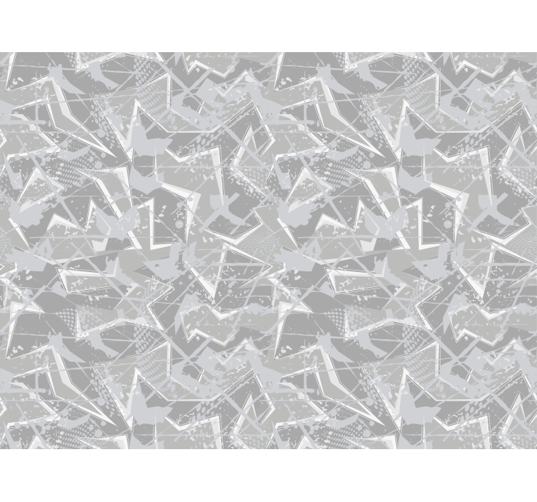 Geometric Grey Patterns texture and pattern roller blind - TenStickers