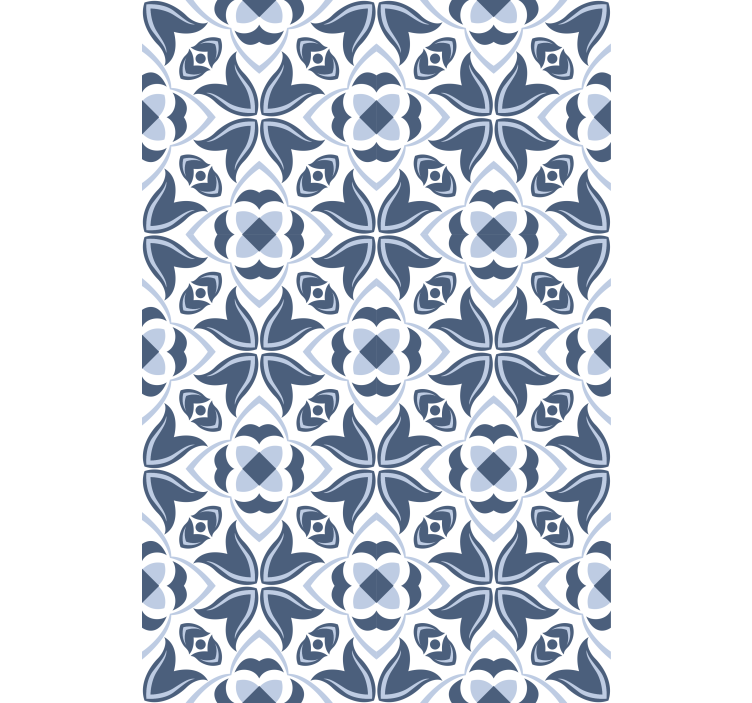 "Hampton Style" flower bouquet Modern blind - TenStickers