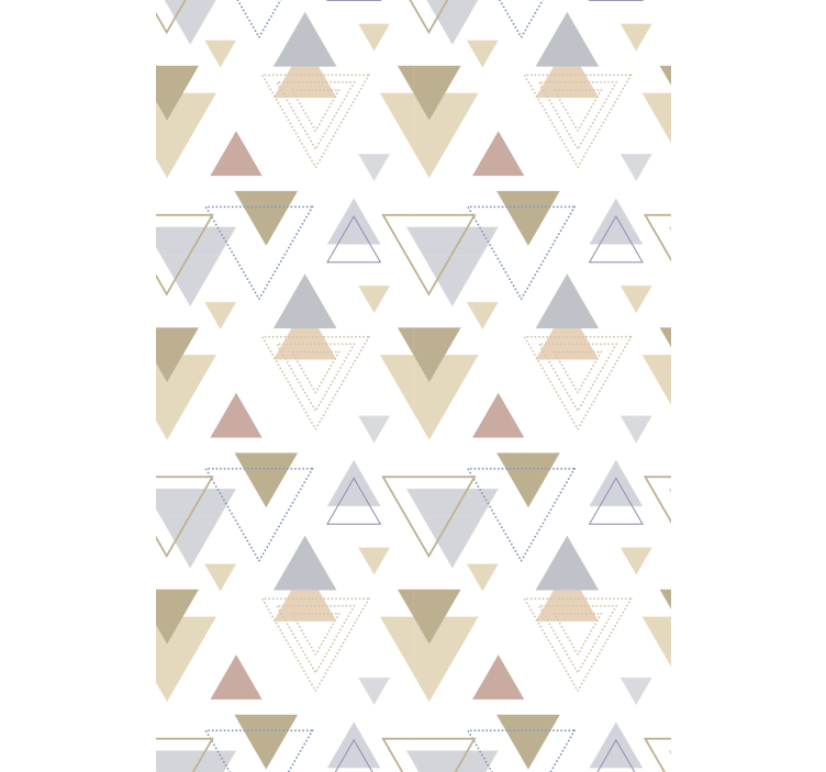 Geometric Triangle Theme modern roller blind - TenStickers