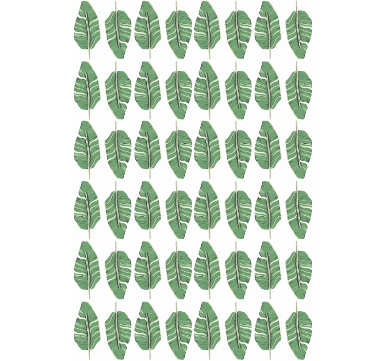Leaf Pattern Motif flowers and plants roller blind - TenStickers