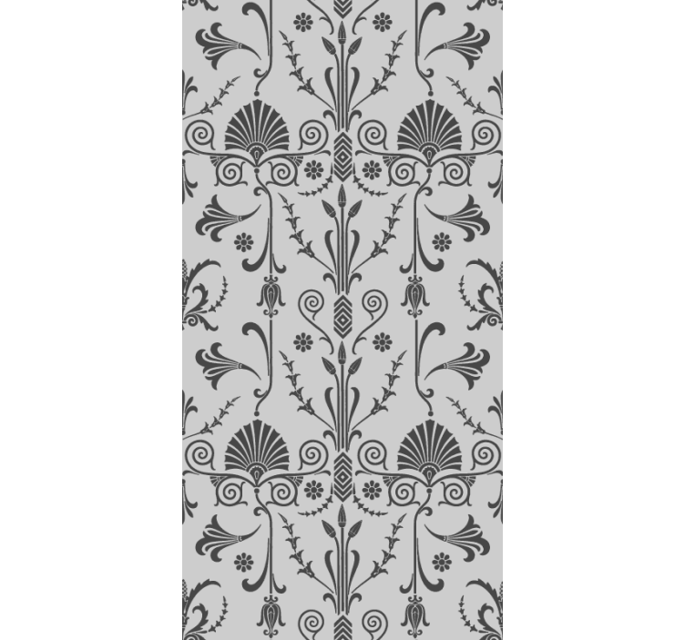 Graceful Botanical Arrangements flower roller blind - TenStickers