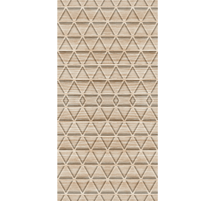 Texture and pattern roller blind geometric natural design - TenStickers