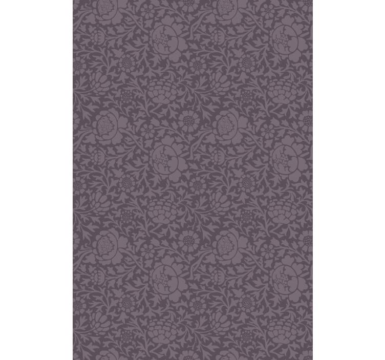 Elegant grey pattern flower roller blind - TenStickers