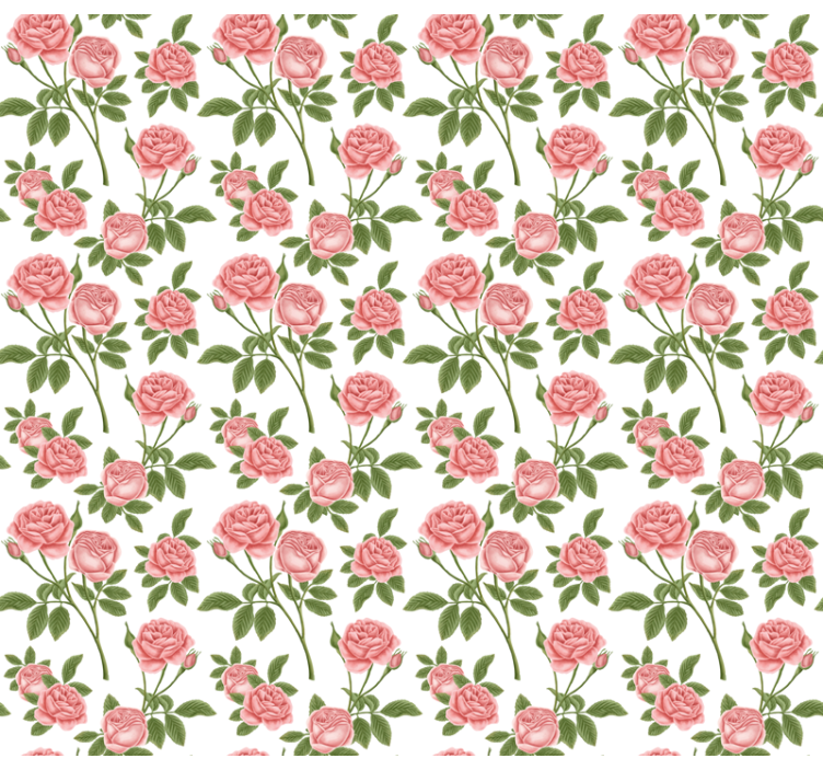 Beautiful Roses Pattern flowers and plants roller blind - TenStickers