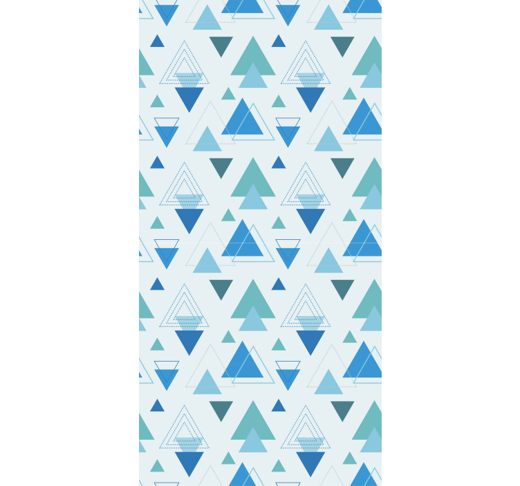 Triangular Motif Arrangement modern roller blind - TenStickers