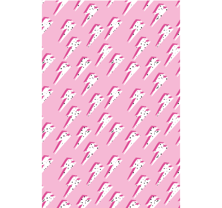 White rays on pink background teenage bedroom roller blind - TenStickers
