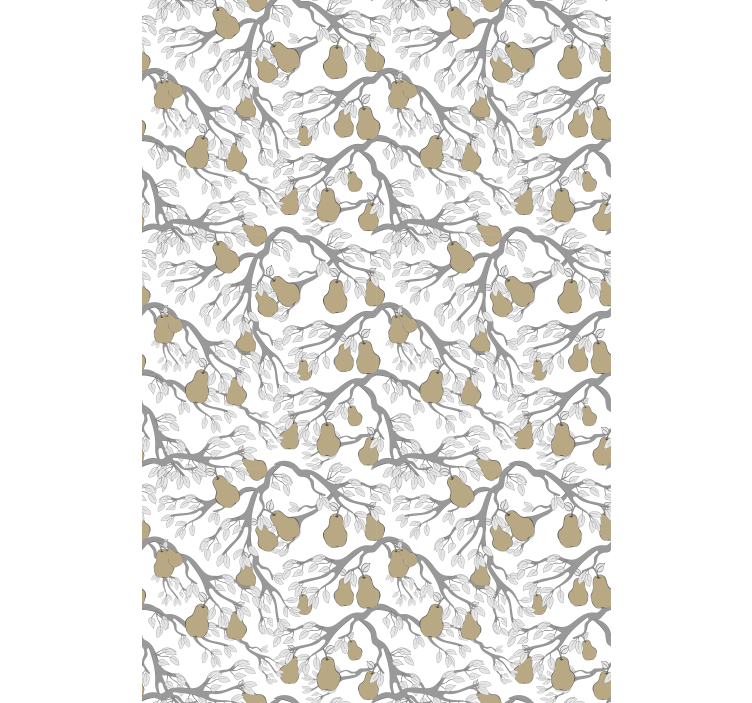 Pears on Branches fruit and vegetable roller blind - TenStickers