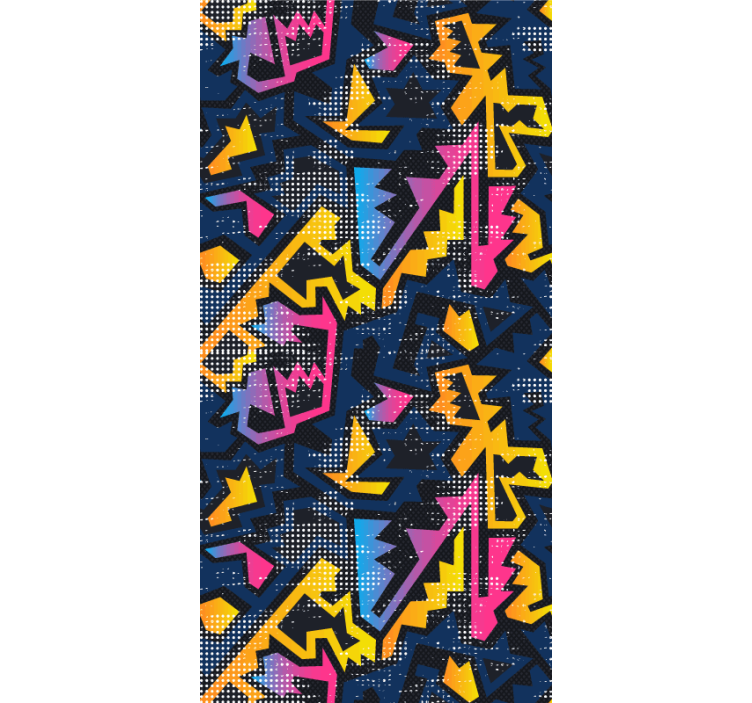 Geometric Graffiti Teenager blind - TenStickers