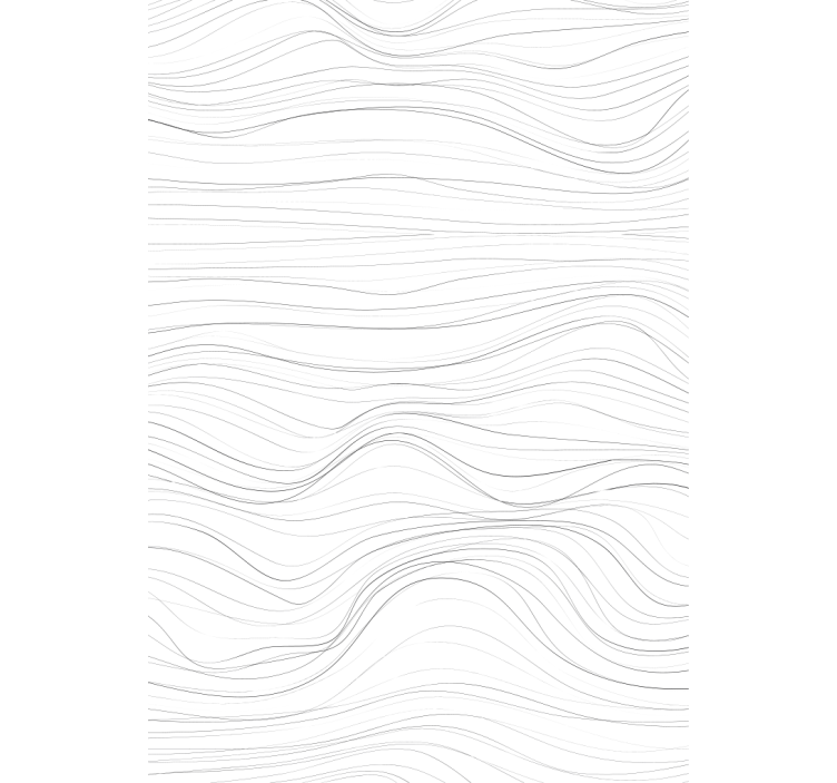 Waves curtain Elegant blind - TenStickers