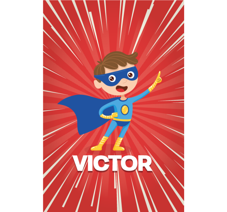 super kid Custom printed window shade - TenStickers