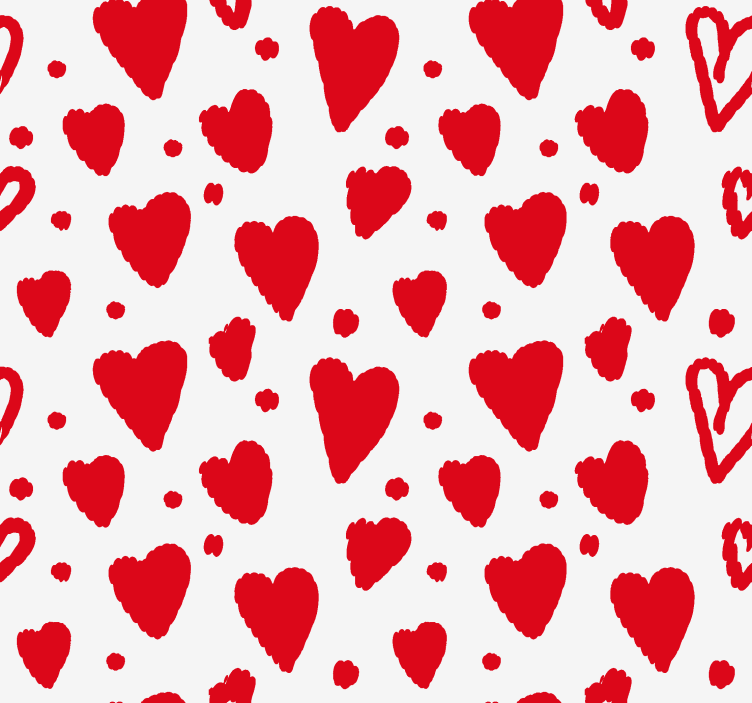 hearts pattern Romantic blind - TenStickers