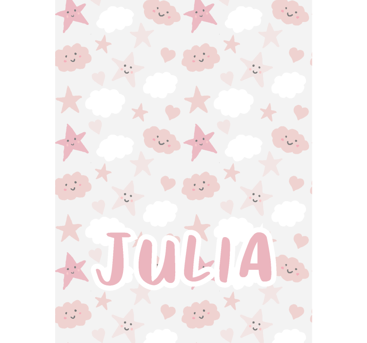 Happy stars Cloud blind - TenStickers