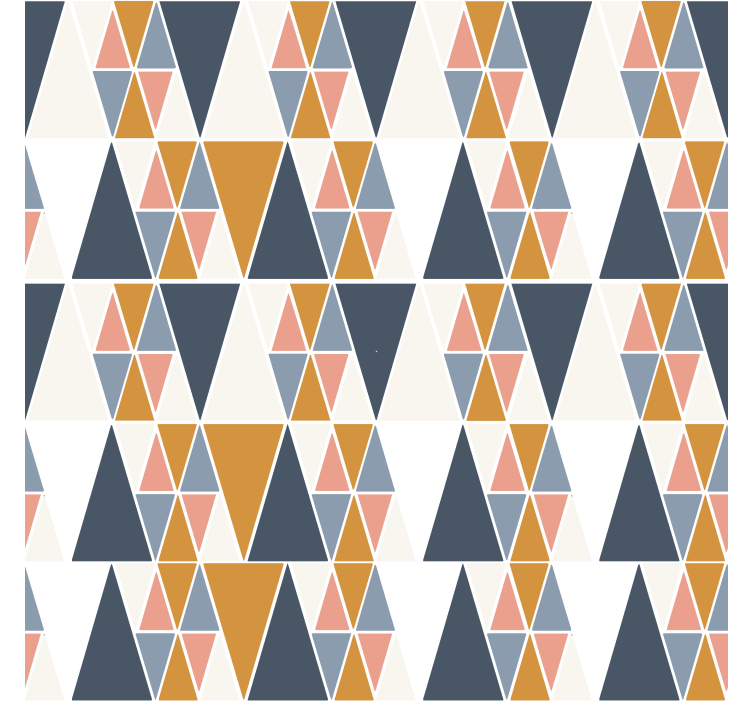 Triangle pattern Nordic blind - TenStickers