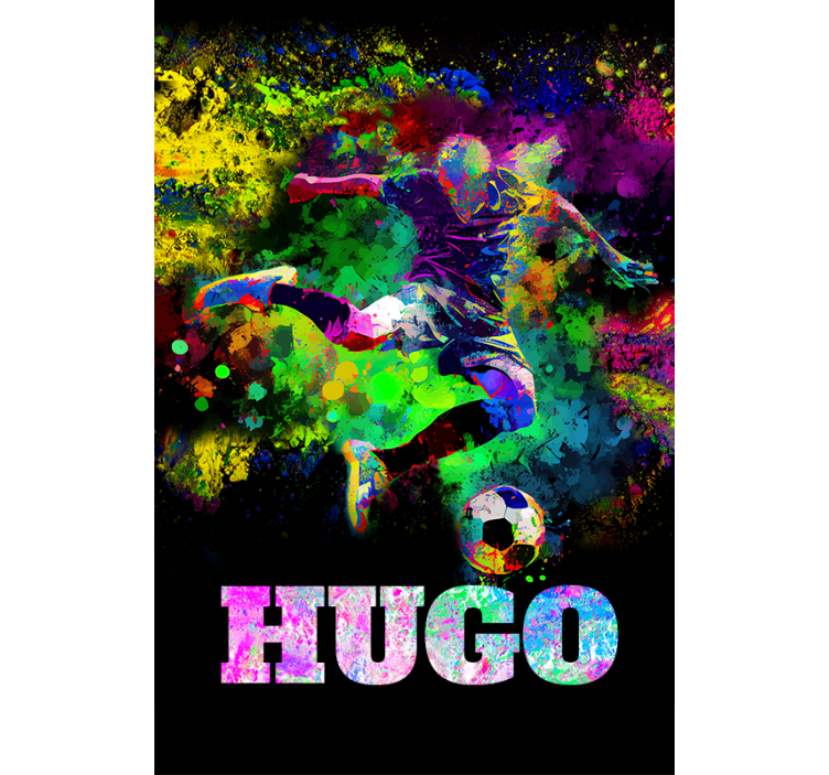 Colorful design soccer roller blind - TenStickers