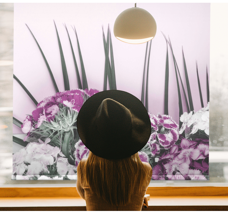 Beautiful Floral Arrangement flowers and plants roller blind - TenStickers