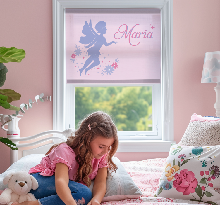 Flying fairy customise roller blind - TenStickers