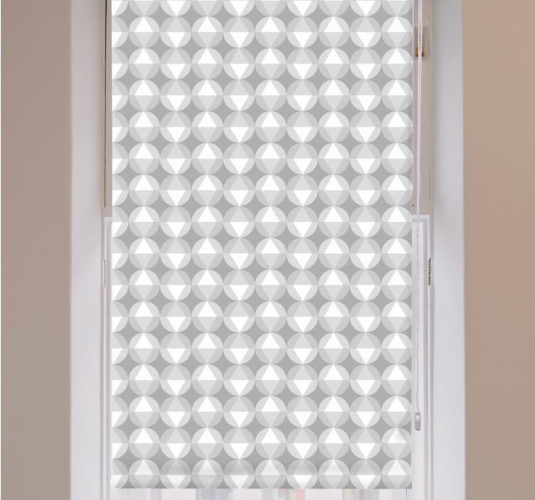 Geometric Silver Patterns texture and pattern roller blind - TenStickers