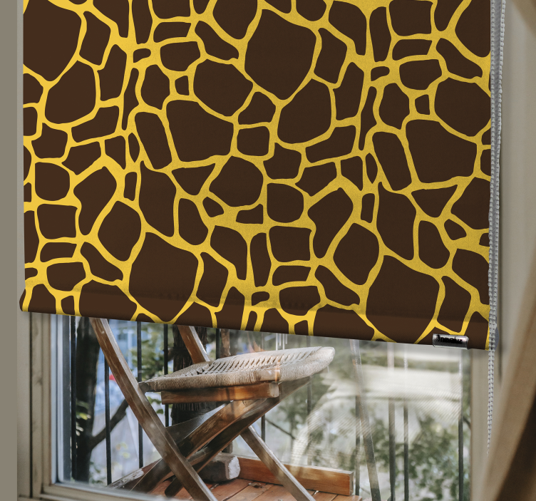Giraffe print Various animal blind - TenStickers