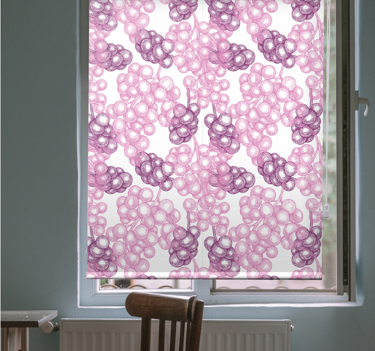 Grapevine Pattern fruit and vegetable roller blind - TenStickers