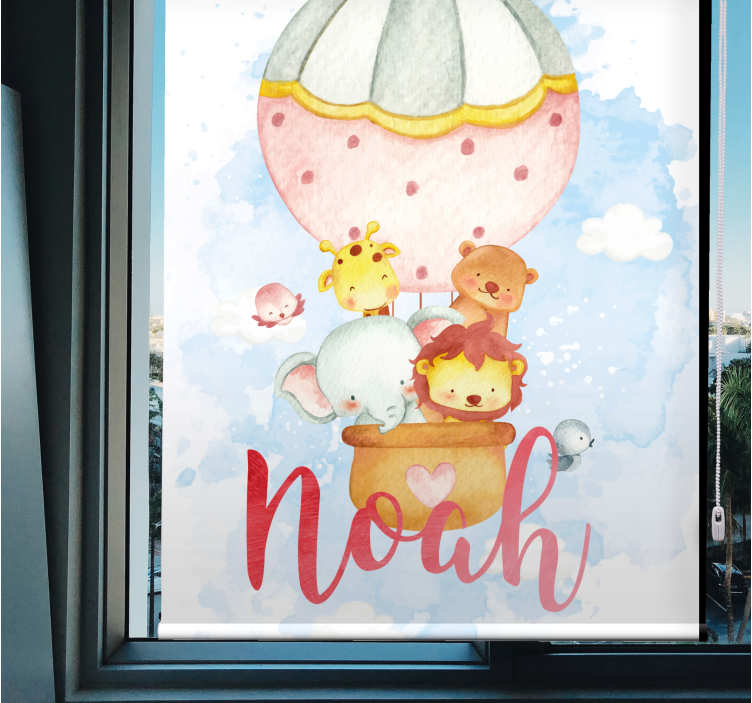 Hot Air Balloon Adventure customise roller blind - TenStickers