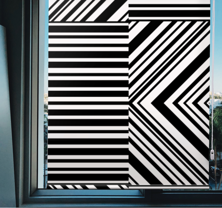 Linear Geometric Patterns texture and pattern roller blind - TenStickers