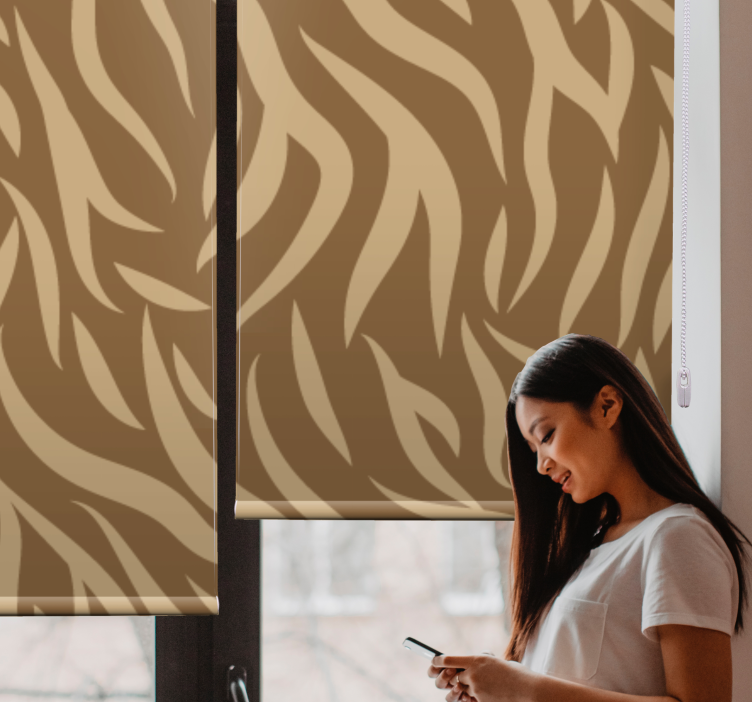 Natural wave patterns texture and pattern roller blind - TenStickers