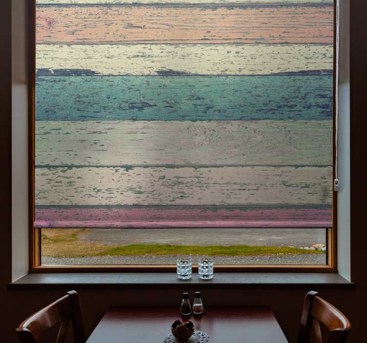 Old light wooden Texture blind - TenStickers