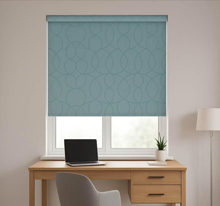 Sea color office roller blind - TenStickers