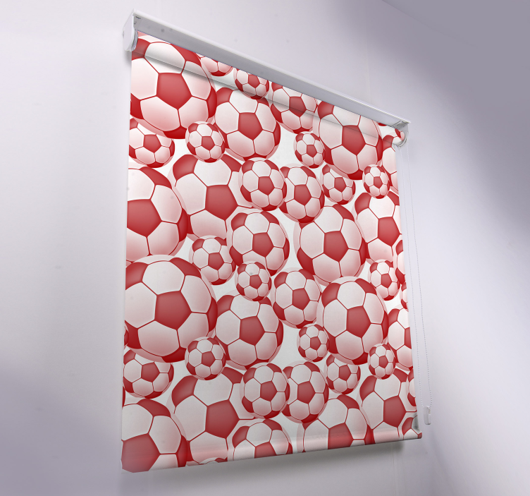Soccer Ball Pattern football roller blind - TenStickers