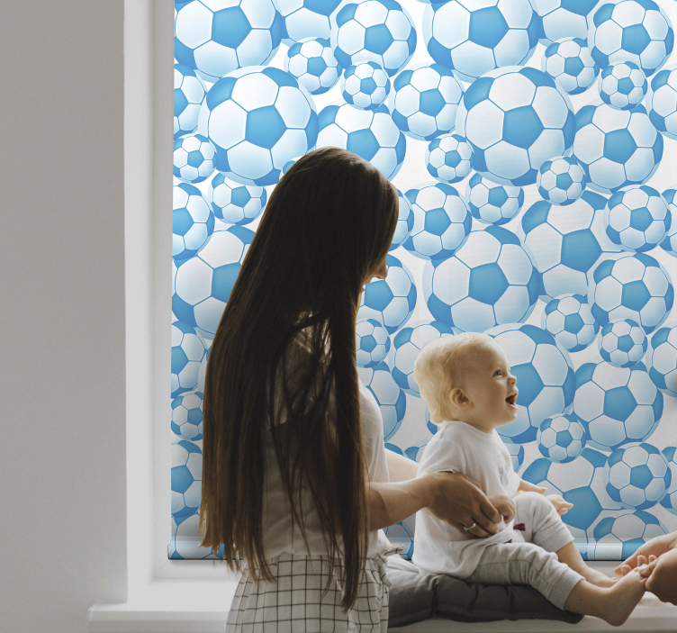 Soccer Pattern Decor football roller blind - TenStickers