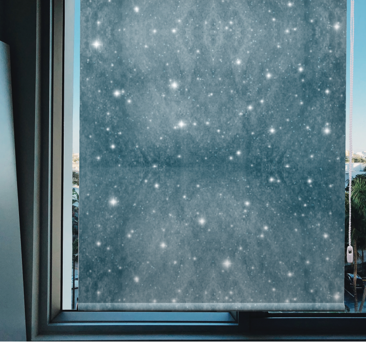 Starry Night Sky texture and pattern roller blind - TenStickers