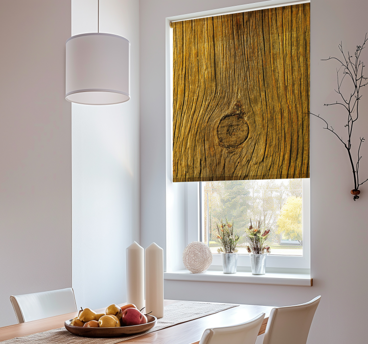 Wood Grain Detail texture and pattern roller blind - TenStickers