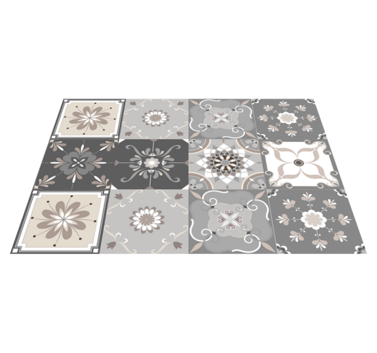 Floral Hydraulics original placemats - TenStickers