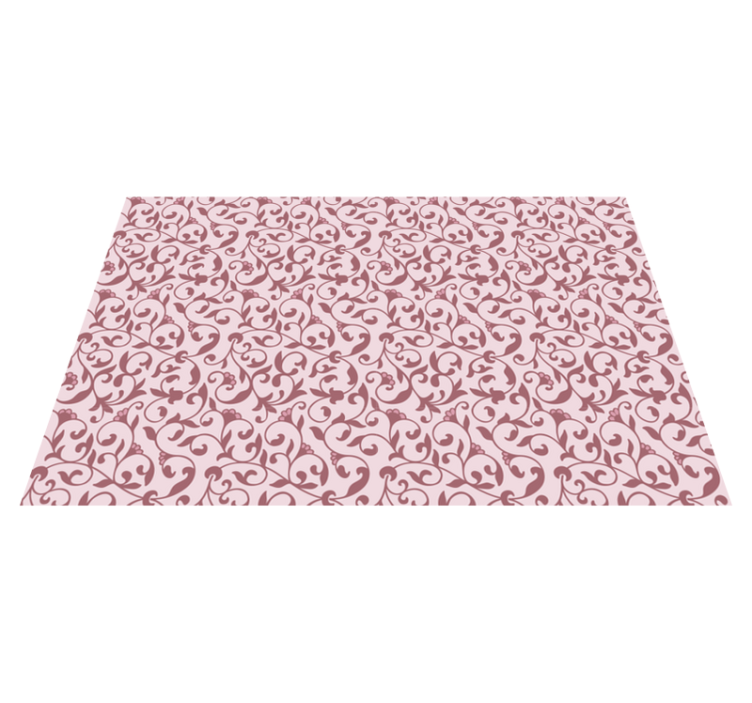 Pink ramifications floral placemats - TenStickers