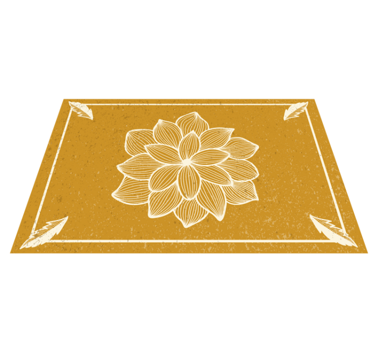 Original placemats graceful botanical design - TenStickers