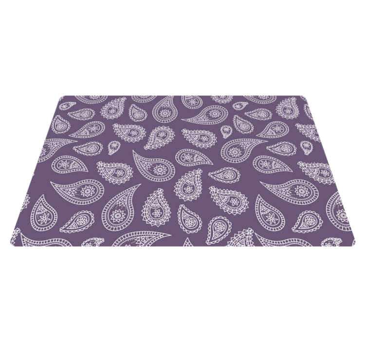 Original placemats with paisley pattern surface - TenStickers